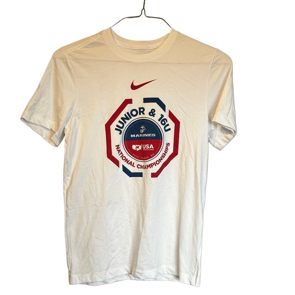 Nike White Junior & 16U Championship Tee